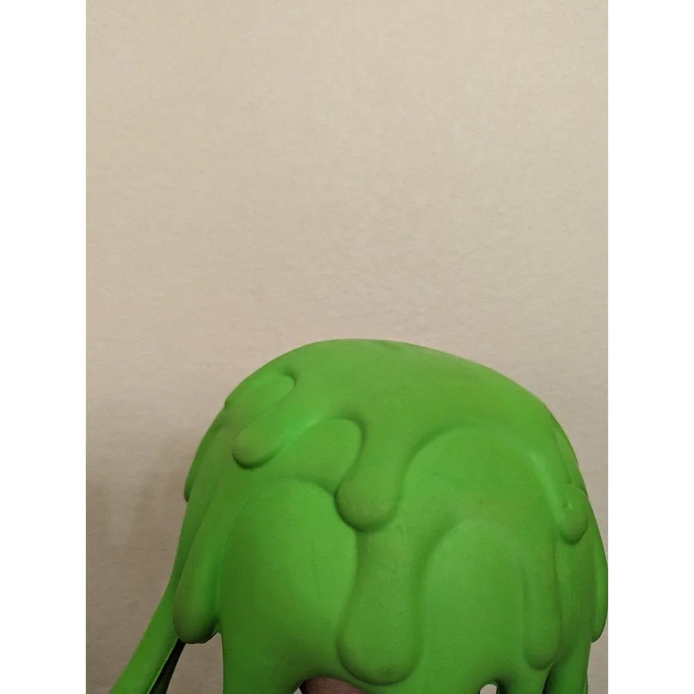 3D Nickelodeon Slime Hat Helmet Slimehead Foam Green 2022 Christmas‎ NFL LA Rams